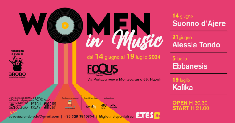 Women in Music: La Seconda Edizione della Rassegna Musicale al Femminile a Napoli