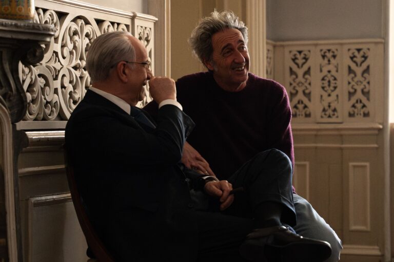 Toni Servillo e Paolo Sorrentino, protagonista e regista del film La Grazia, che ha aperto l'82 Mostra del Cinema di Venezia