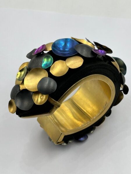Paolo Mangano - Go back - bracciale in argento, gomma e titanio