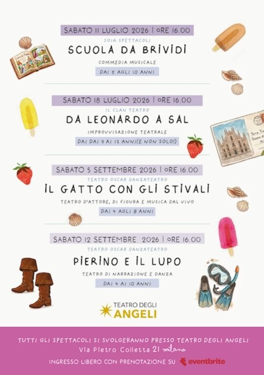 Tutti alla Corte – Rassegna teatrale per bambini ad ingresso gratuito