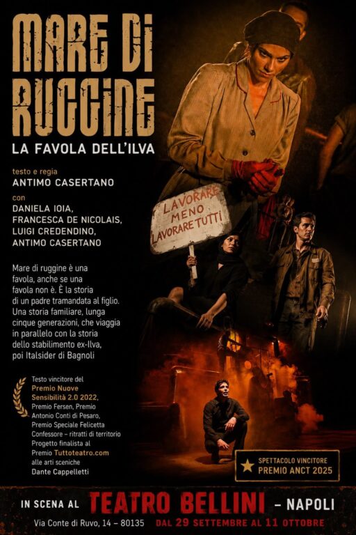 Un “Mare di ruggine” al Teatro Piccolo Bellini di Napoli
