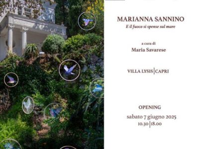 E il fuoco si spense sul mare, Marianna Sannino e Capri