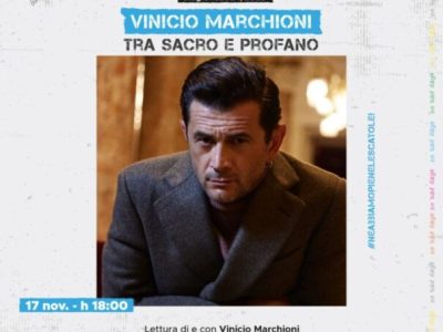 Vinicio Marchioni tra sacro e profano