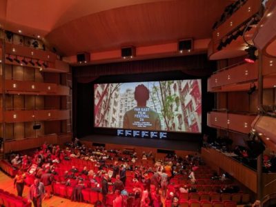 Colpo d'occhio sulla bellissima sala del Teatro Nuovo "G. Da Udine", casa del FEFF
