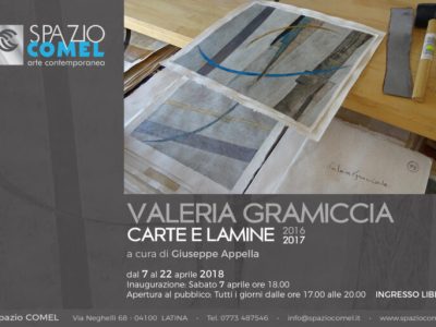 Valeria Gramiccia: Carte e Lamine allo spazio Comel