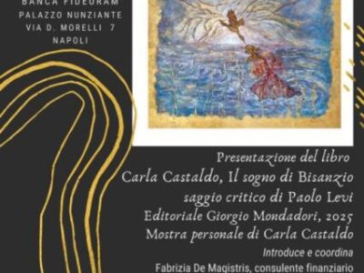 Il sogno di Bisanzio di Carla Castaldo: a Napoli la presentazione del volume Alla Banca Fideuram