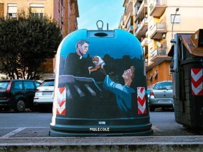 GAU – Gallerie d’Arte Urbana: la raccolta del vetro e il cinema
