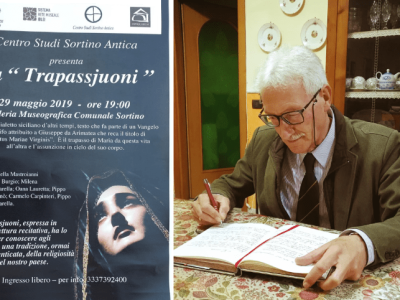 a destra il L'autore Giuseppe Mazzarella